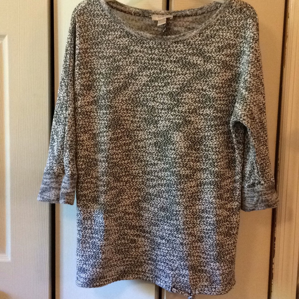 Loft black and white tunic